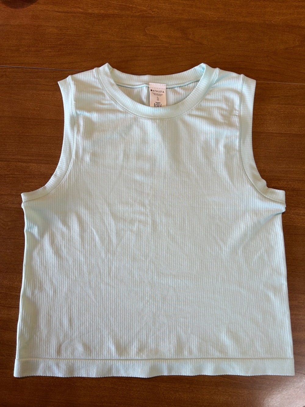 Athleta women’s ' Mint Ribbed Tank Top - Light Mint
